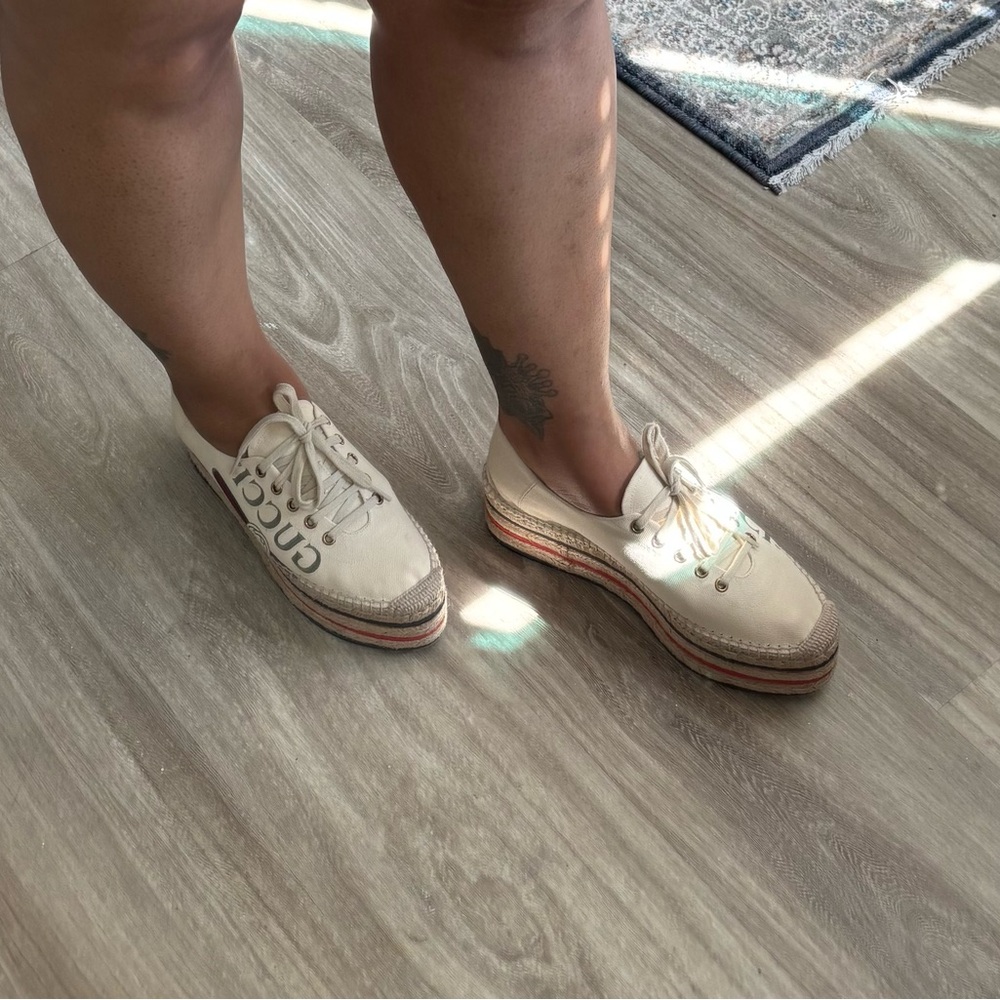 Women's Gucci Espadrille Sneakers